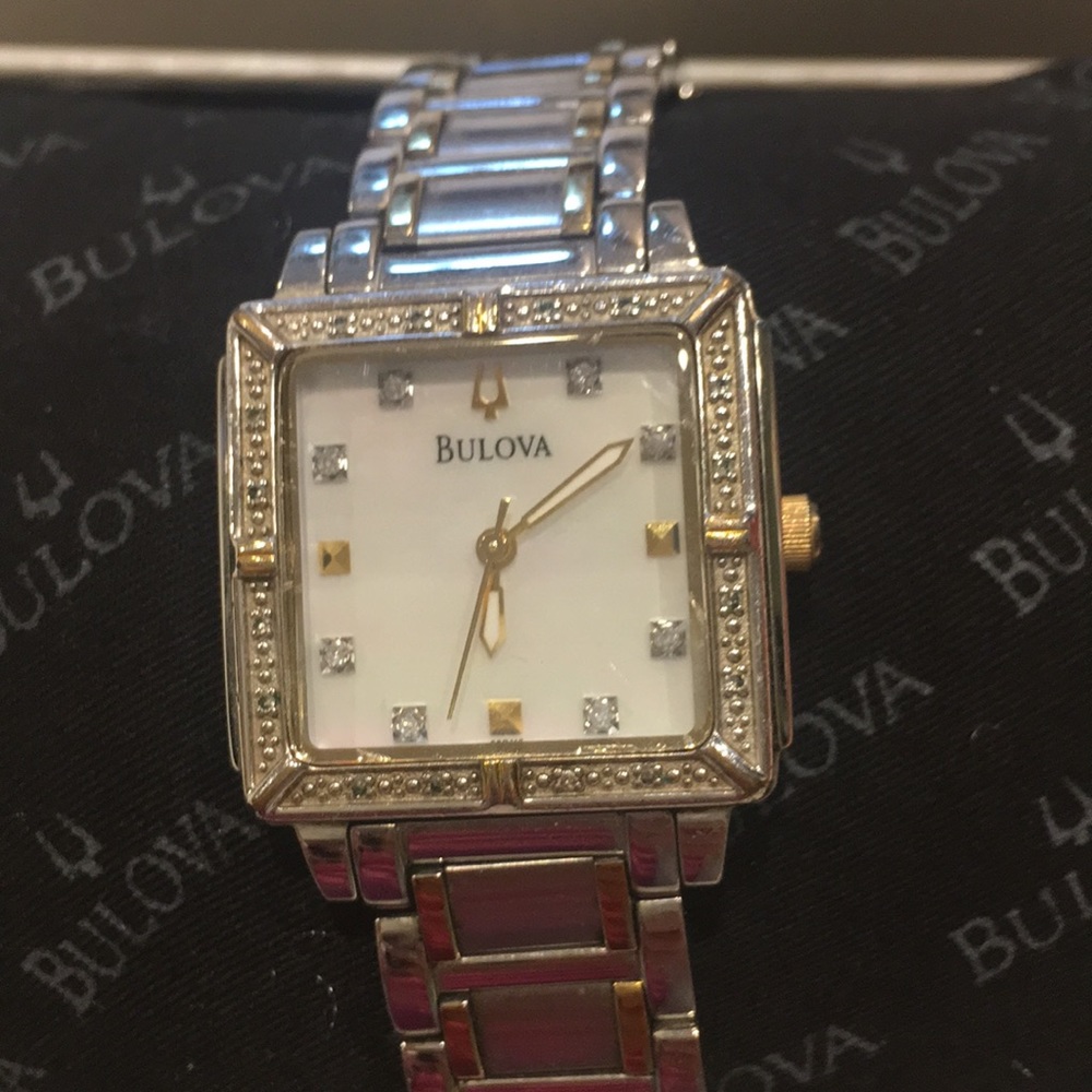 Bulova diamond watch